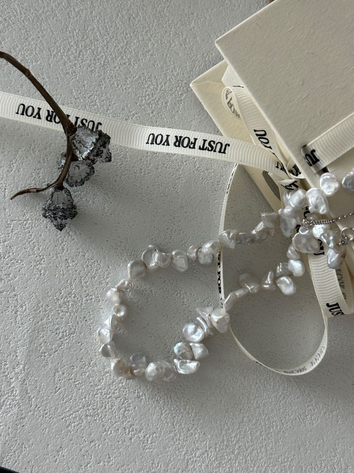 delicate freshwater pearl necklaces — Sterling Silver Keshi Pearl Necklace | PoetPearl handcrafted jewelry