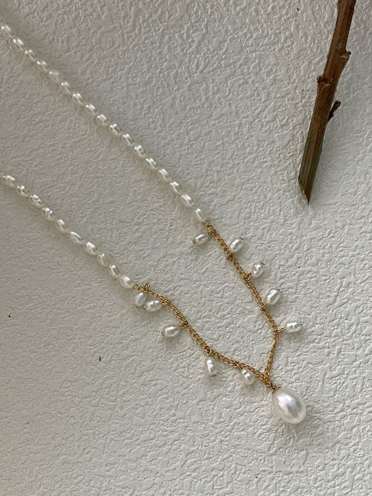 delicate freshwater pearl necklaces — U.S. 14K Gold-Filled French Fairy Layered Pearl Necklace | PoetPearl handcrafted jewelry