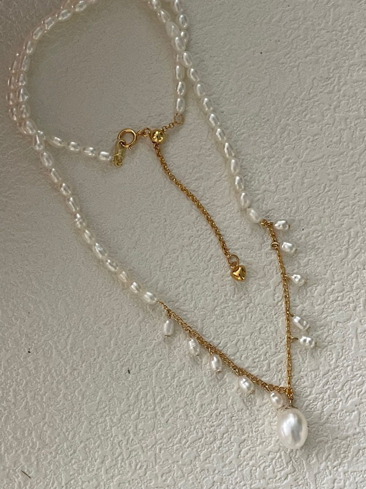 delicate freshwater pearl necklaces — U.S. 14K Gold-Filled French Fairy Layered Pearl Necklace | PoetPearl handcrafted jewelry