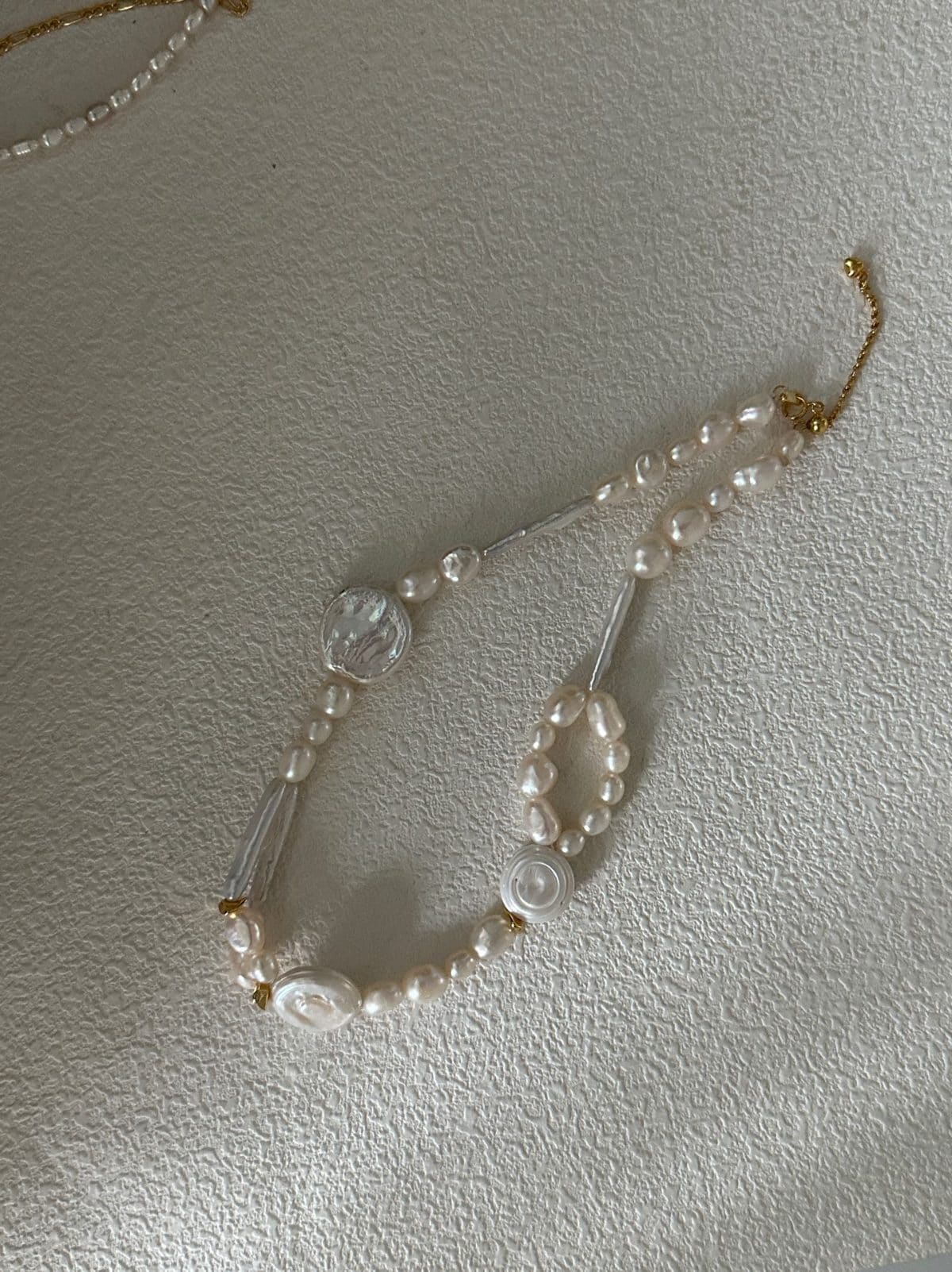 delicate freshwater pearl necklaces — 18K Gold-Plated Silver French Choker Necklace | PoetPearl handcrafted jewelry