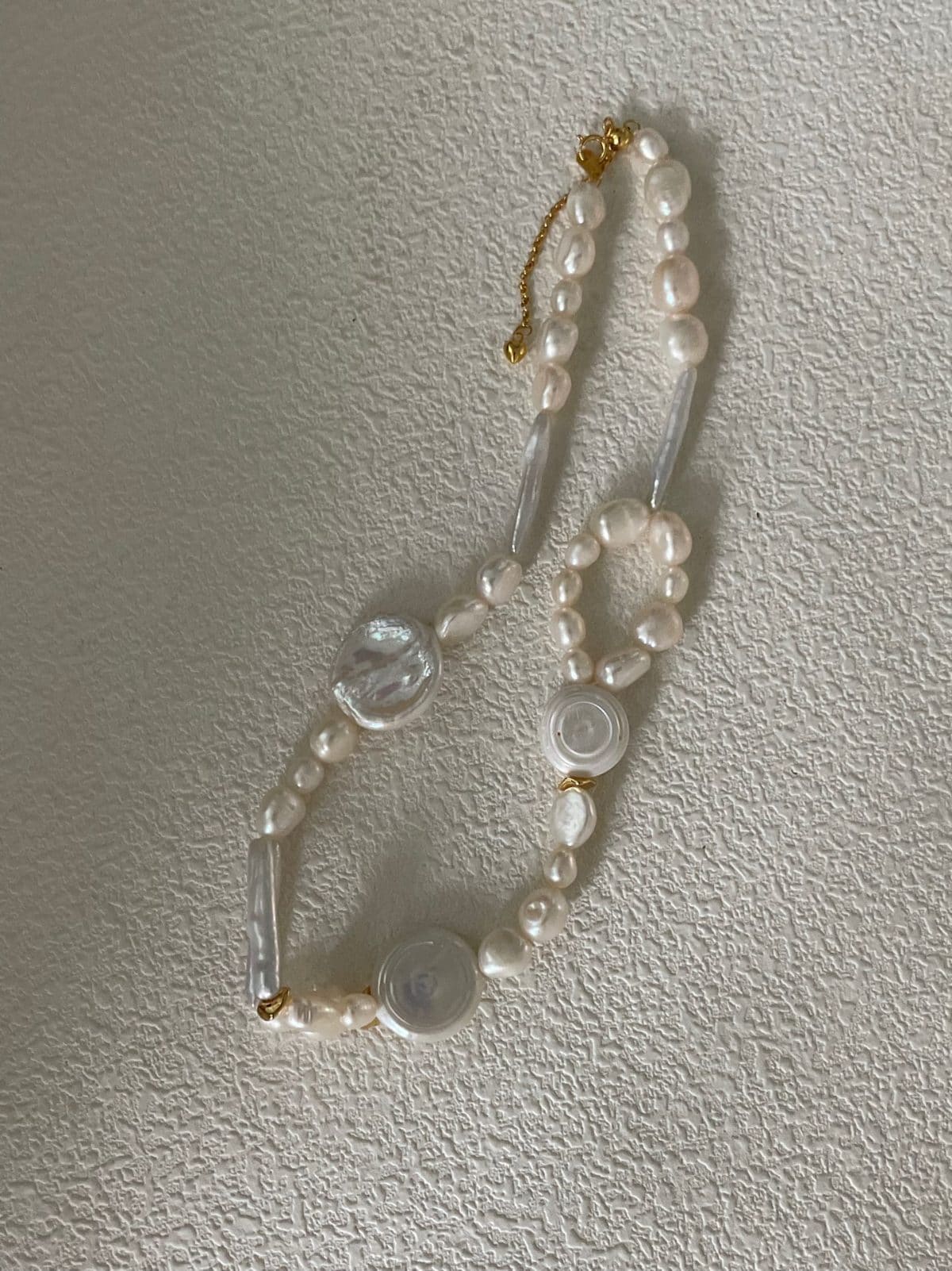 delicate freshwater pearl necklaces — 18K Gold-Plated Silver French Choker Necklace | PoetPearl handcrafted jewelry