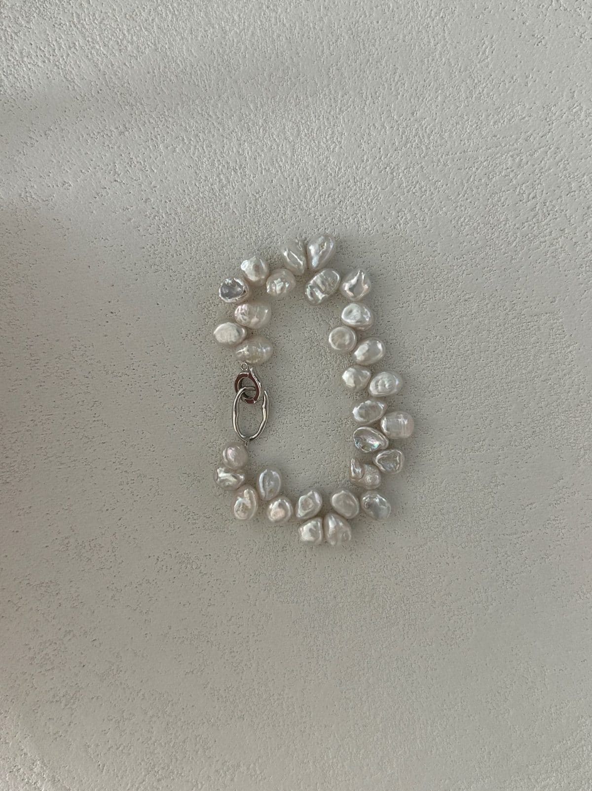 delicate freshwater pearl bracelets — Sterling Silver Keshi Pearl Bracelet | PoetPearl handcrafted jewelry