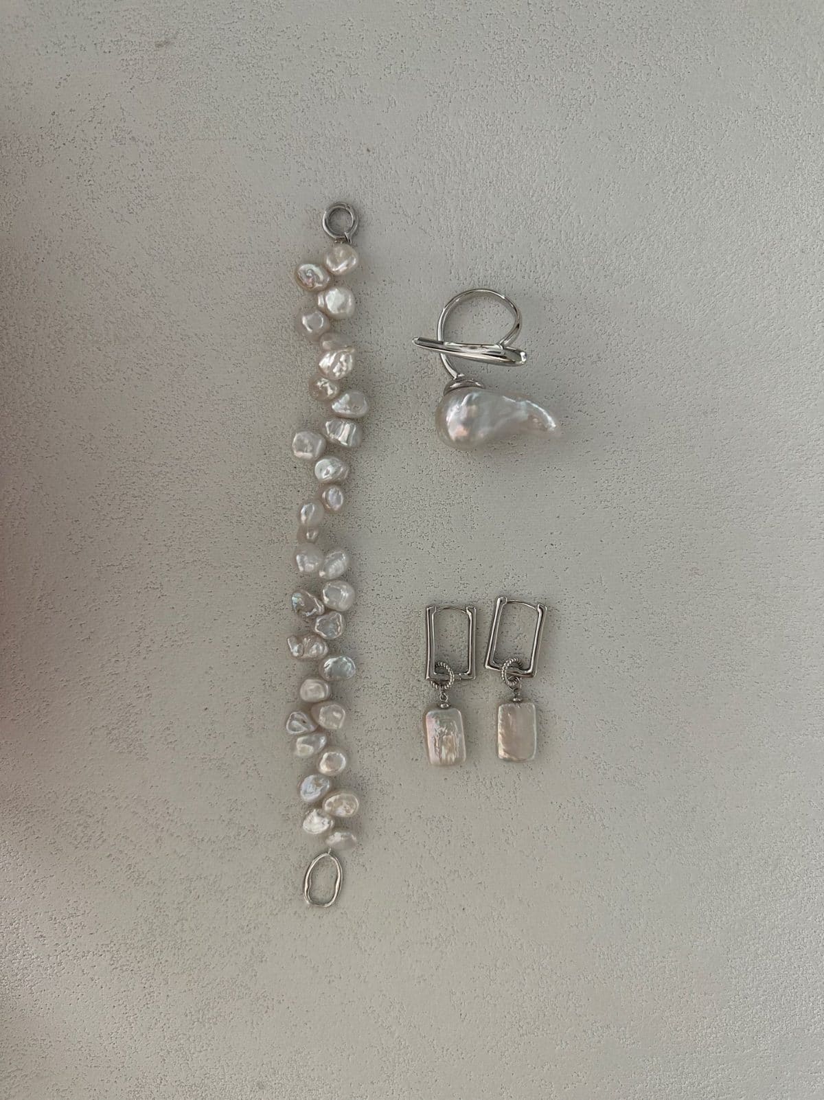 delicate freshwater pearl bracelets — Sterling Silver Keshi Pearl Bracelet | PoetPearl handcrafted jewelry