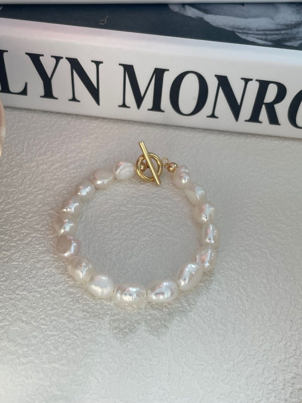 delicate freshwater pearl bracelets — Japanese 14K Gold-Filled Irregular Baroque Pearl Bracelet | PoetPearl handcrafted jewelry