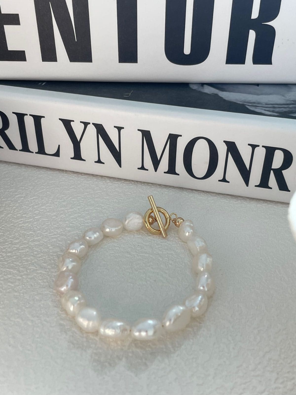 delicate freshwater pearl bracelets — Japanese 14K Gold-Filled Irregular Baroque Pearl Bracelet | PoetPearl handcrafted jewelry
