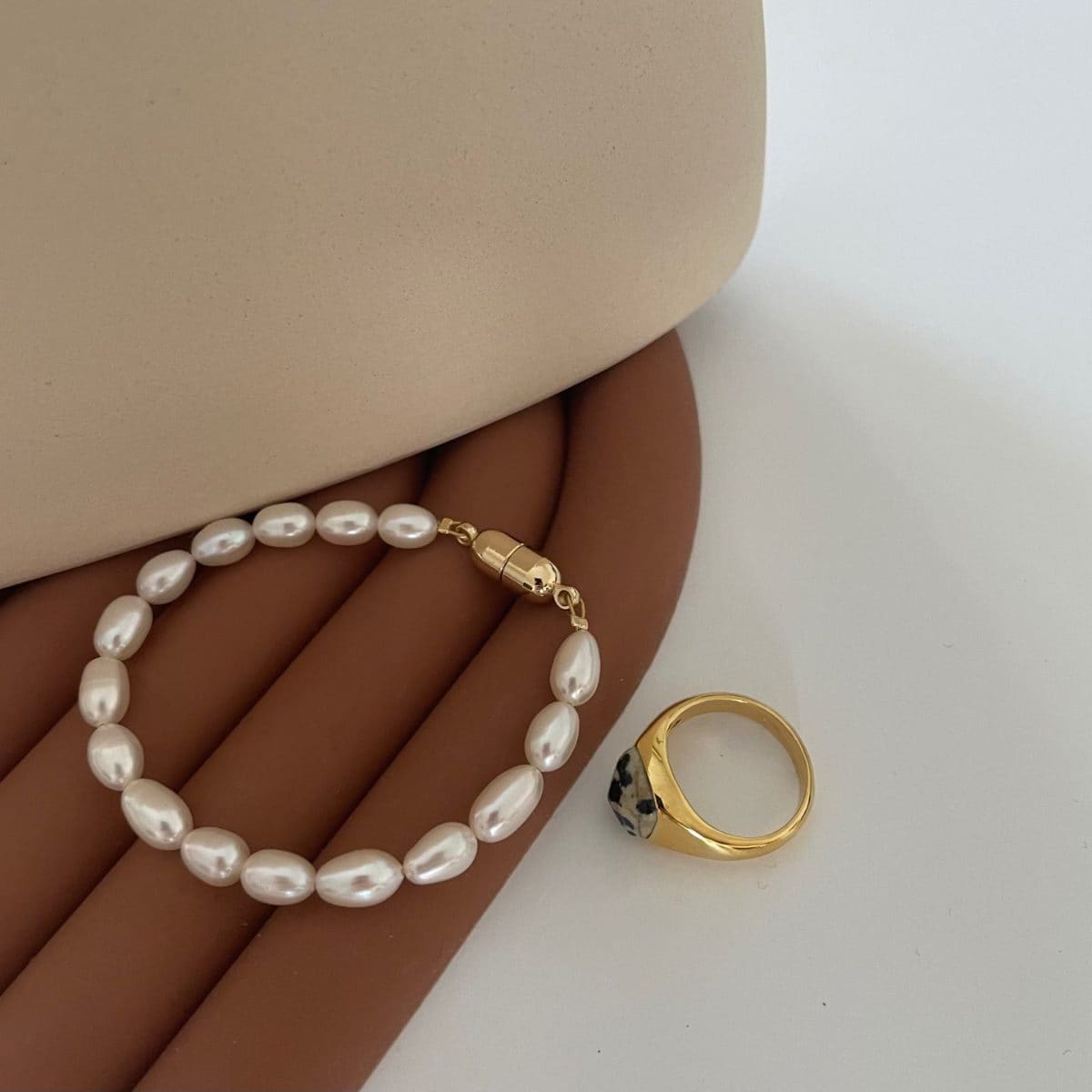 delicate freshwater pearl bracelets — 14K Gold-Filled Flawless Pearl Bracelet | PoetPearl handcrafted jewelry