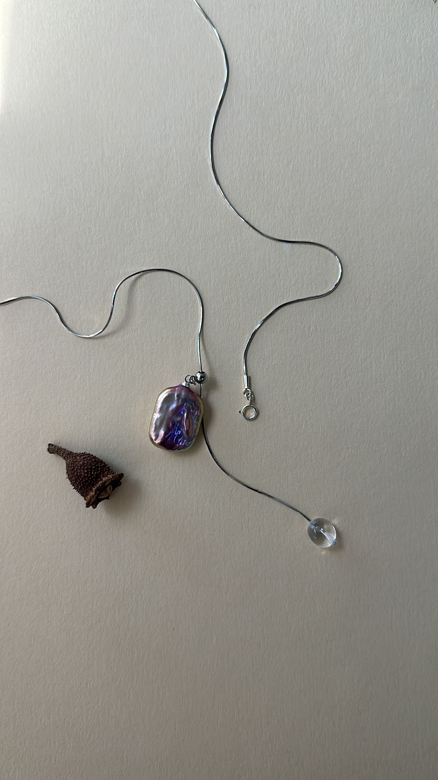 The Radiant Chorus — Monet Cascading Pearl Necklace | PoetPearl handcrafted jewelry