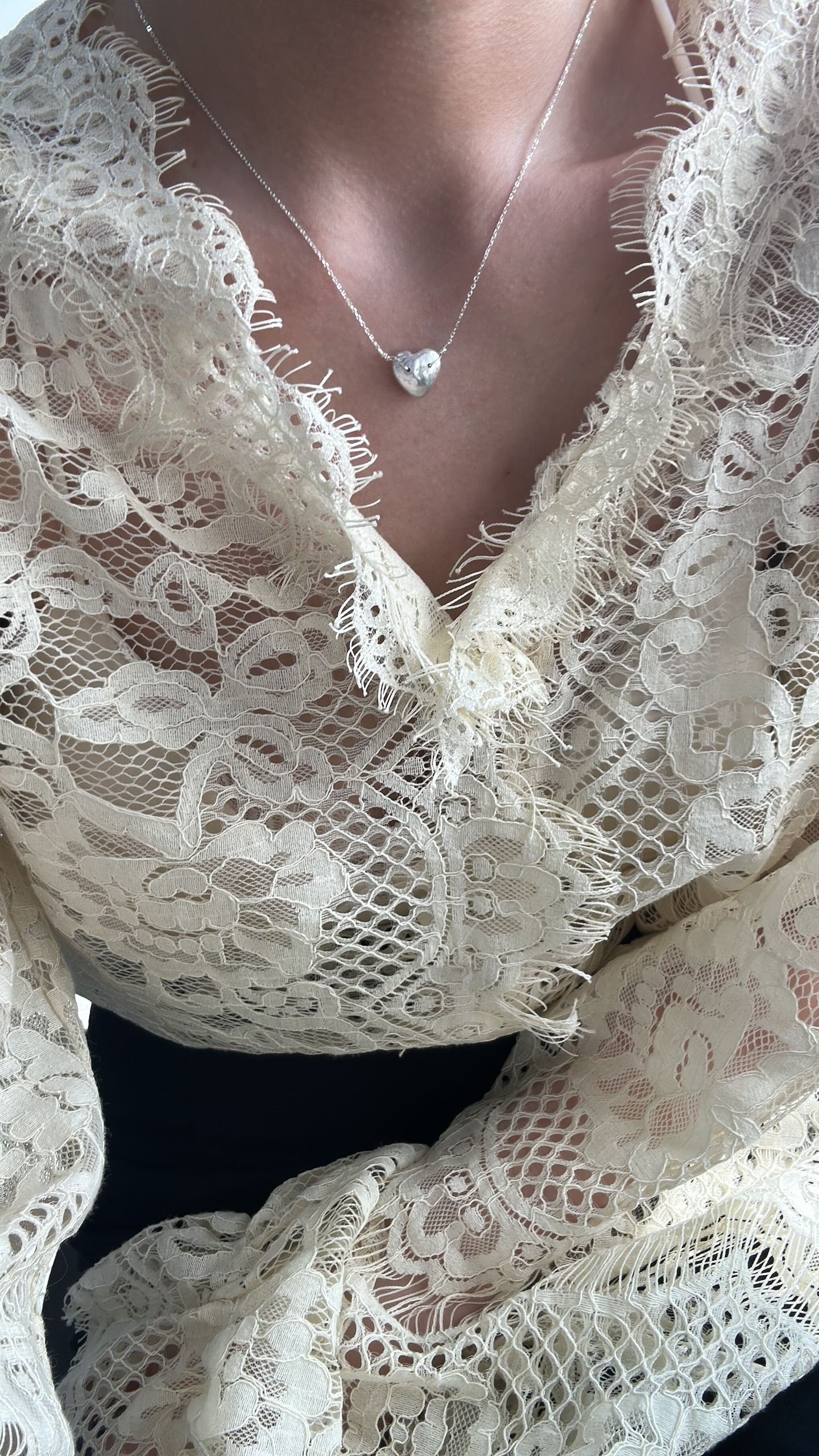 The Light Verse — Smiley Heart Baroque Pearl Necklace | PoetPearl handcrafted jewelry