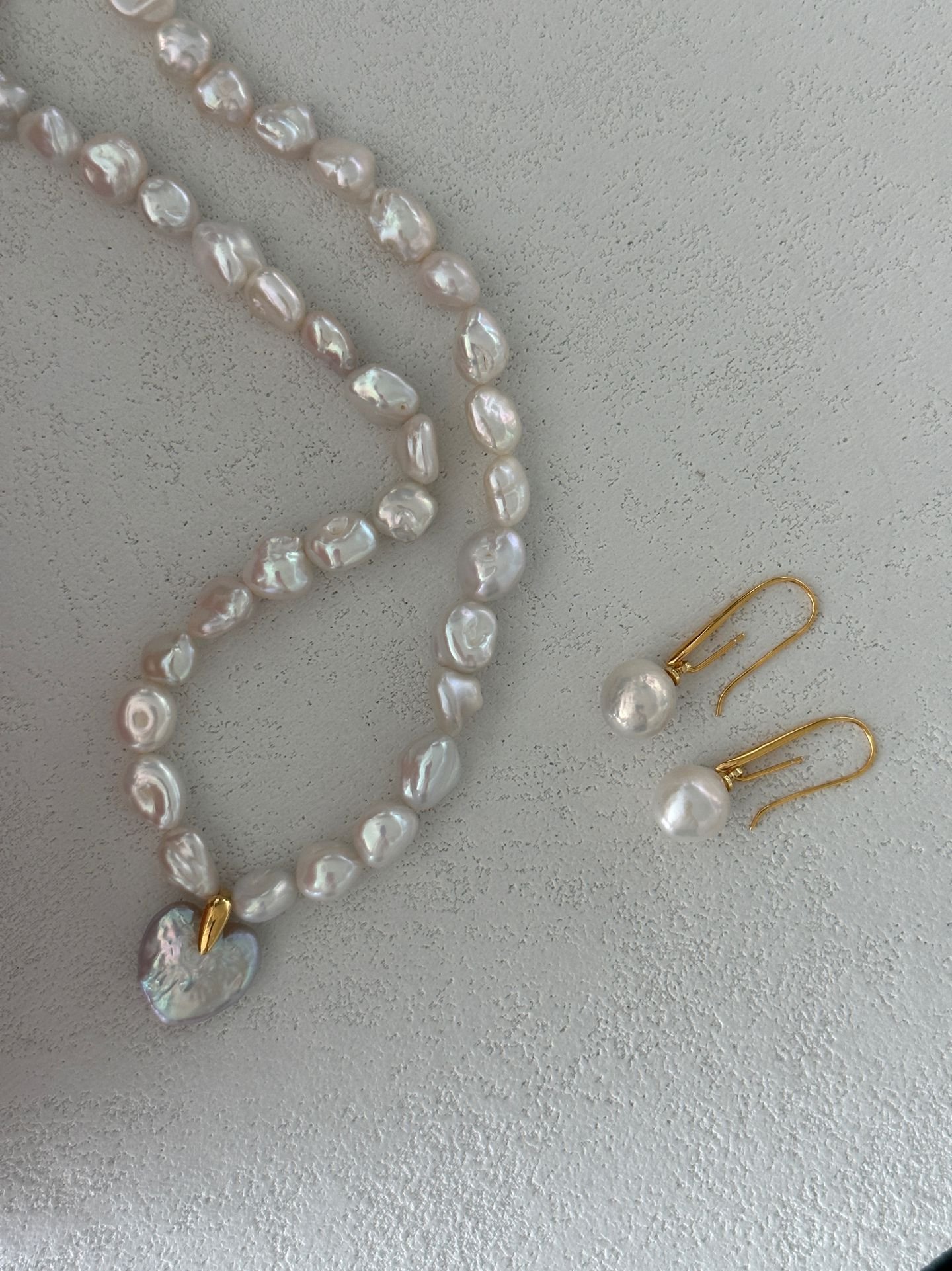 The Given Dedication — Sweet Heart Baroque Pearl Necklace | PoetPearl handcrafted jewelry