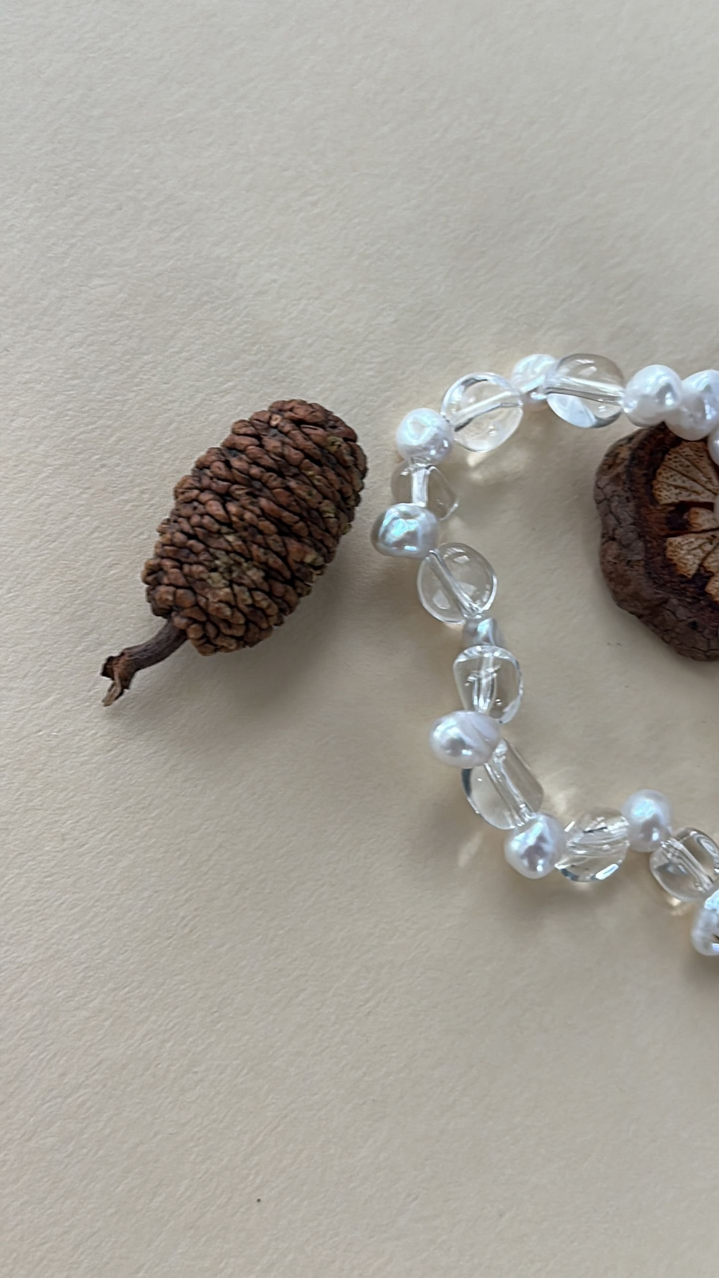 The Soft Verse — Crystal Frost Baroque Pearl Bracelet | PoetPearl handcrafted jewelry